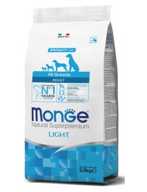 MONGE DOG LIGHT SALMONE RISO 2