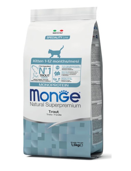 MONGE CAT KITTEN MONO TRO 400G