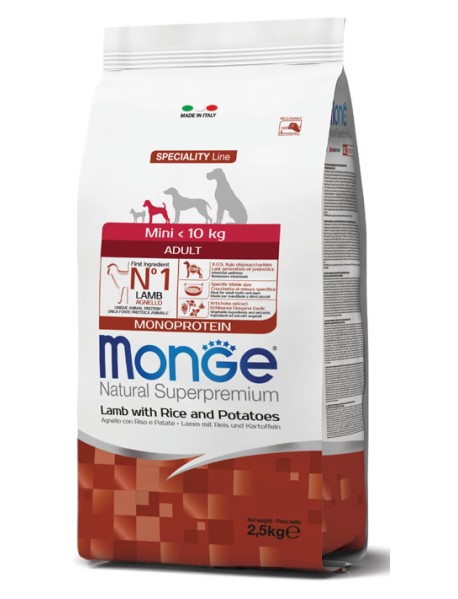 MONGE DOG ADULT MINI AGNELLO 2