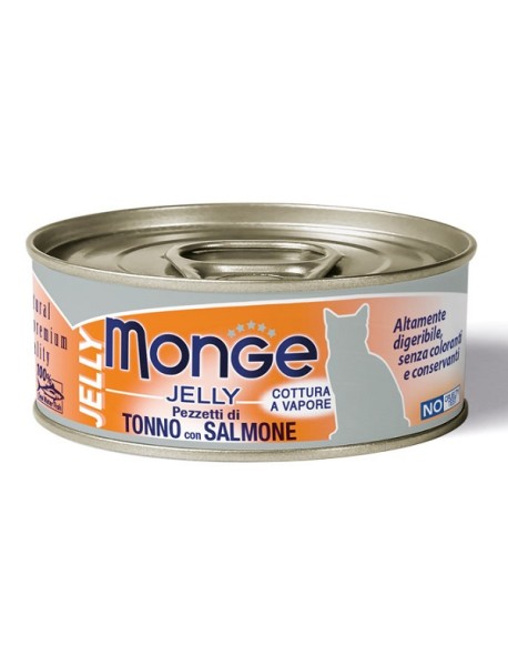 MONGE CAT TONNO/SALMONE 80 GR.