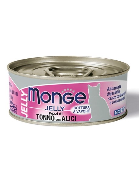 MONGE JELLY PEZZI TONNO/ACCIUG