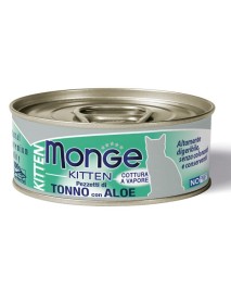 MONGE CAT TONNO/ALOE KITTEN 80