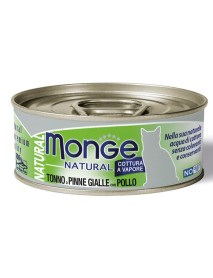 MONGE NATURAL TONNO PAC C/POLL