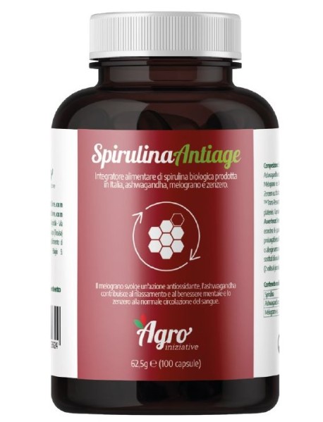 SPIRULINA ANTIAGE 100CPS AGROINI