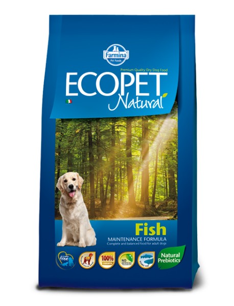 ECOPET NATURAL FISH 12KG