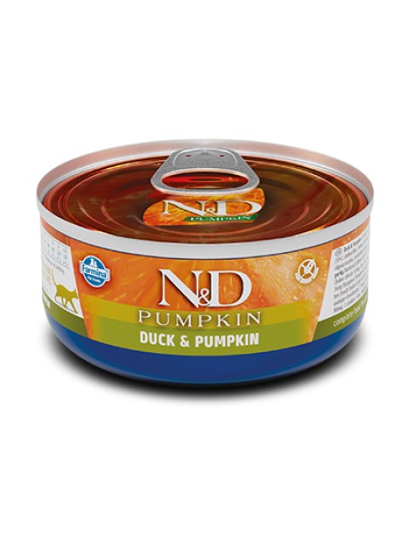 N&D CAT DUCK&PUMPKIN 80G