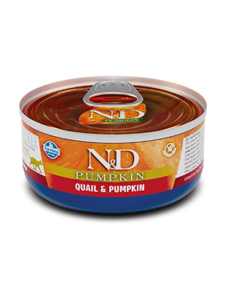 N&D CAT QUAIL&PUMPKIN 80G