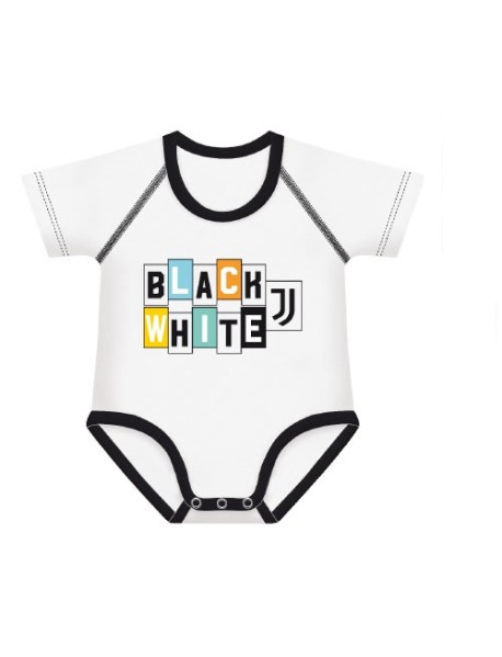 JUVENTUS BODY 0-36M BLACK WHIT