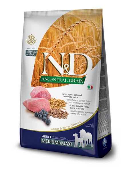 N&D DOG ANCEST LA&BL A MM2,5KG