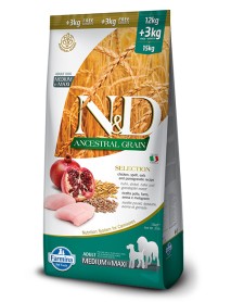 N&D DOG ANCEST SEL CH POM15KG