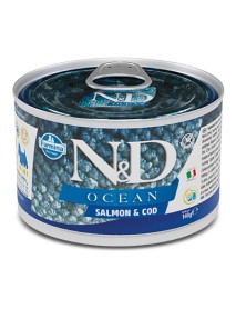 N&D DOG OCEAN SALMON&COD 140G