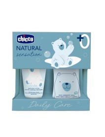 CHICCO NATURAL SENSATION SET BAGNOSHAMPOO + CREMA 