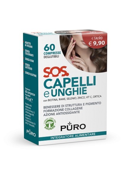 PURO SOS CAPELLI&UNGHIE 60 COMPRESSE