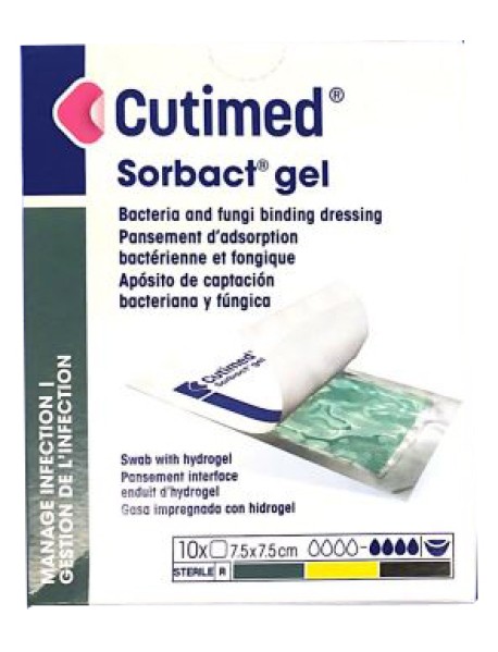 CUTIMED SORBACT IGEL 7,5X7,5CM