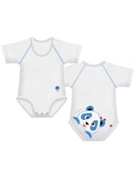 BODY 0-36M BIO COT WARM PANDA