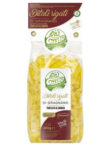 PIU' GUSTO DITALI RIGATI 400G