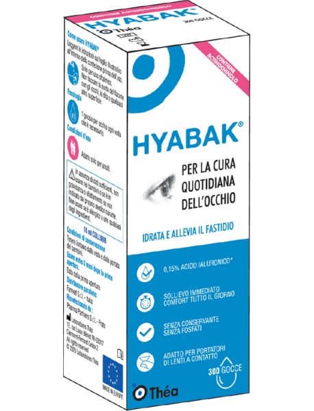 HYABAK SOLUZIONE OFTALMICA10ML