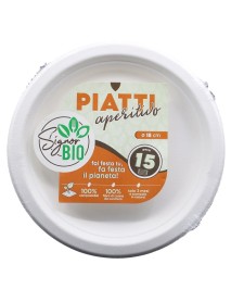 PIATTO PIANO APERITIVO 15PZ