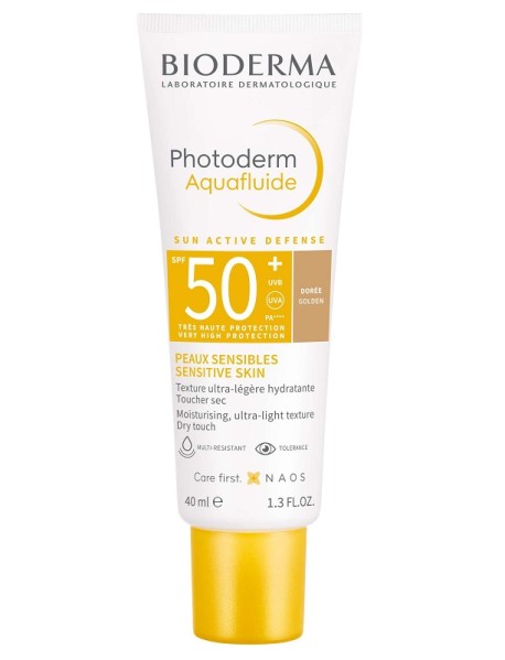 BIODERMA PHOTODERM AQUAFLUIDE DORE' SPF50+ PROTEZIONE MOLTO ALTA 40ML