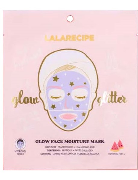 LALARECIPE GLOW MOIST MASK 10P