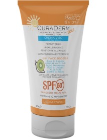 CURADERM SOLE CR VISO AD 50+