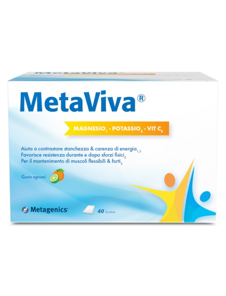 METAVIVA MG K VIT C 40BUST