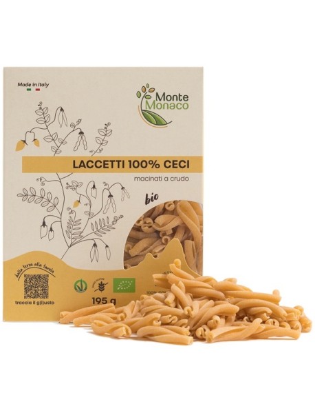 LACCETTI 100% FARINA CECI3X65G