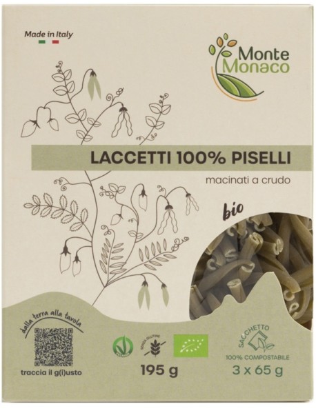 LACCETTI 100% FARINA PISE3X65G