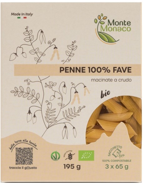 PENNE 100% FARINA FAVA 3X65G