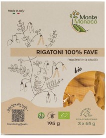 RIGATONI 100% FARINA FAVA3X65G