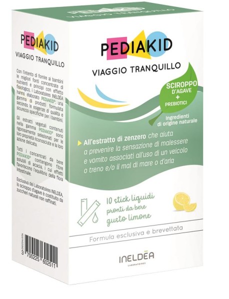 PEDIAKID VIAGGIO TRANQ 10STICK