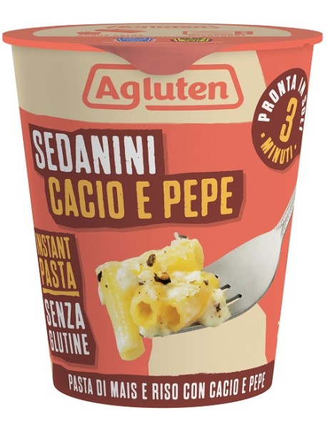 AGLUTEN SEDANINI CACIO PEPE70G