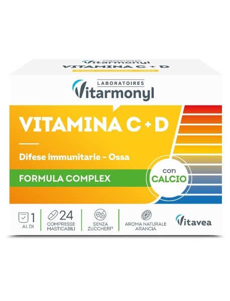 VITAMINA C+D 24CPR