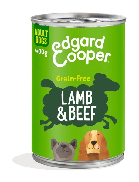 E&C DOG ADULT LAMB/BEEF 400G