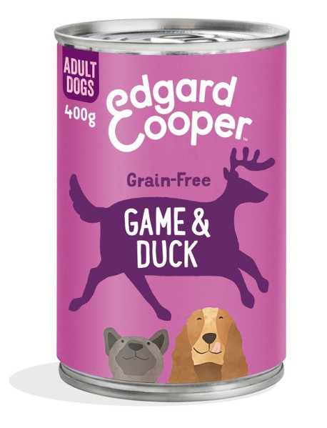 E&C DOG ADULT GAME/DUCK 400G