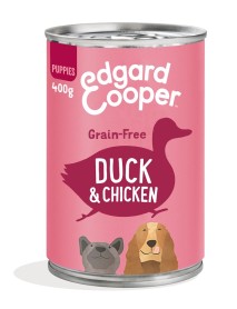 E&C DOG PUPPY DUCK/CHICKEN400G