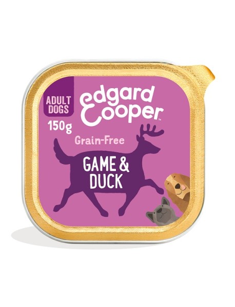 E&C DOG ADULT GAME/DUCK 150G