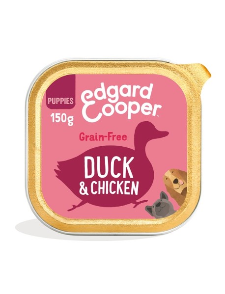 E&C DOG PUPPY DUCK/CHICKEN150G