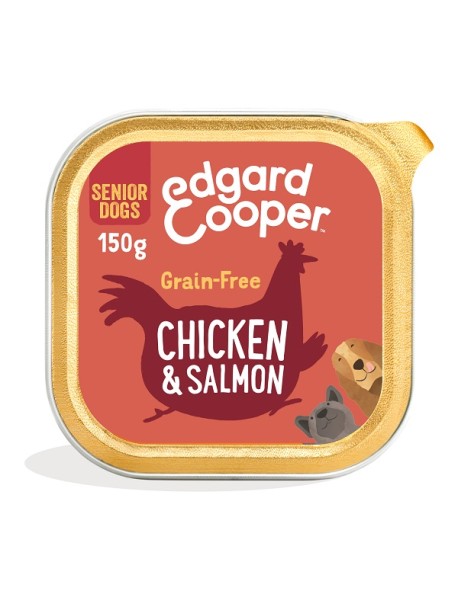 E&C DOG SENIOR CHICK/SALM 150G