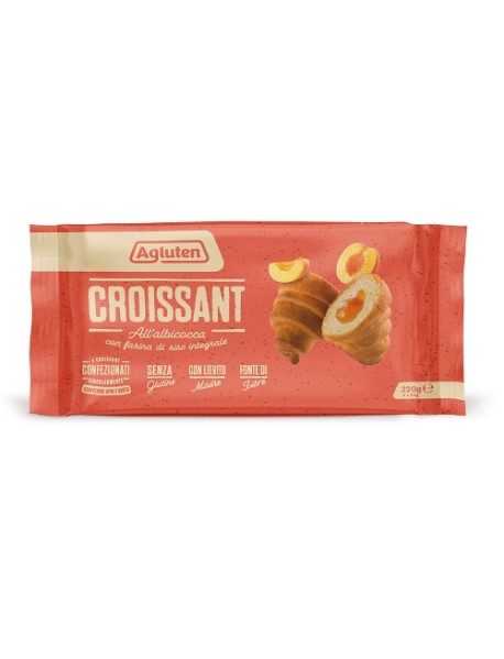 AGLUTEN Croissant Alb.4pz