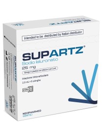 SUPARTZ SIRINGA INTRA-ARTICOLARE 2,5ML 5 PEZZI