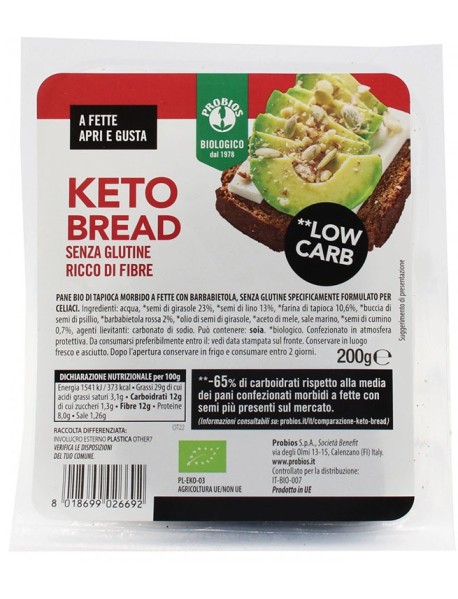 PROBIOS Keto Bread S/G 200g