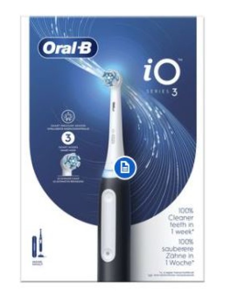 ORALB IO3S BLACK SPAZZ ELETT