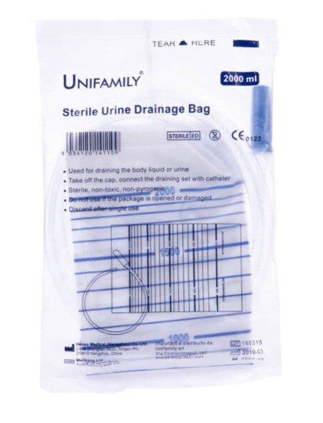 UNIFAMILY SACCA URINE 2L 10PZ