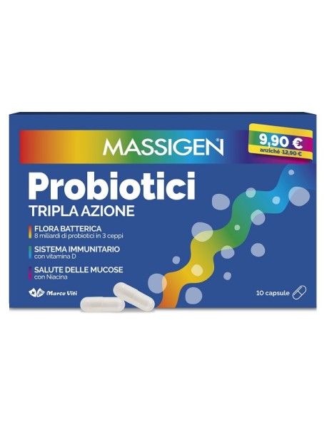 MASSIGEN PROBIOTICI 10CPS 24OS