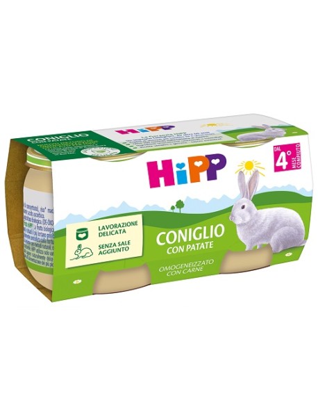 HIPP OMOG CONIGLIO VERD 2X80G