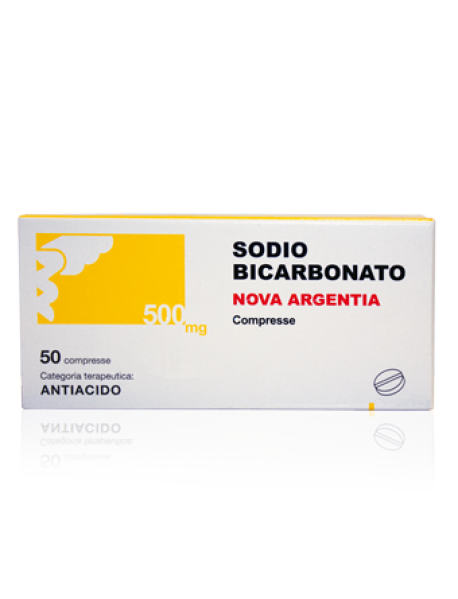 NOVA ARGENTIA SODIO BICARBONATO 50 COMPRESSE 500MG 