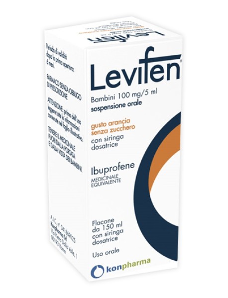 LEVIFEN GUSTO ARANCIA 100MG/5ML 150ML 