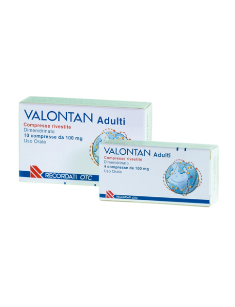 VALONTAN 10 COMPRESSE RIVESTITE 100MG