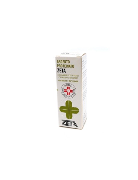 ZETA FARMACEUTICI ARGENTO PROTEINATO BAMBINI GOCCE NASALI 0,5% 10ML